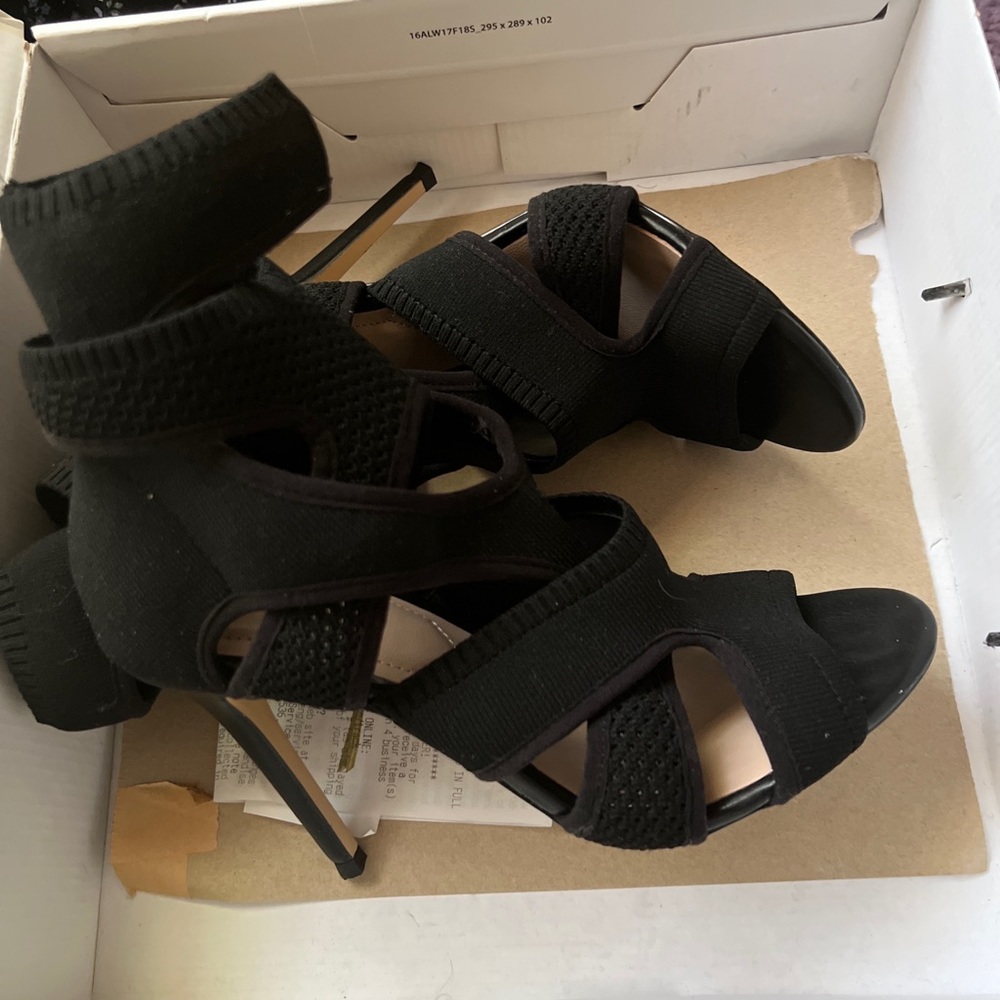 Black stilettos
